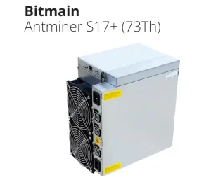 Used Antminer S17+ 73T 2920W Asic Mining Machine BTC Bitcoin 70T 73T 76T Bitcoin Miner Asic